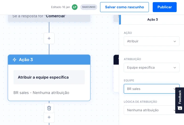 Atribuição de leads cherry pick