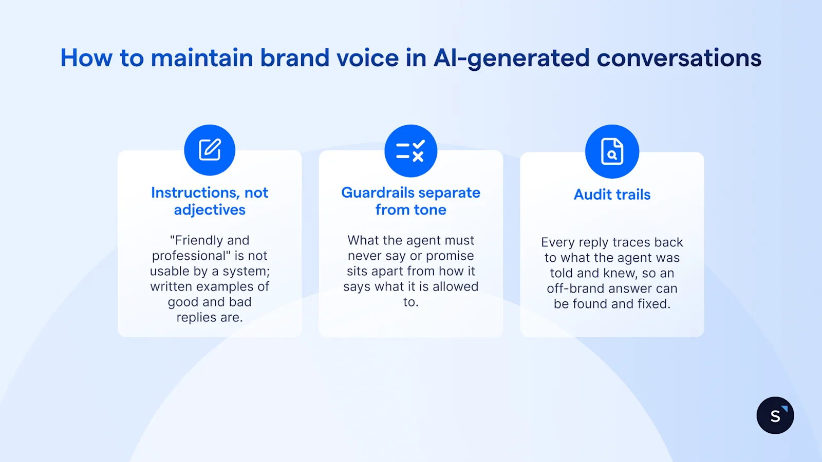 how to maintain brand voice in ai conversations in 3 ways