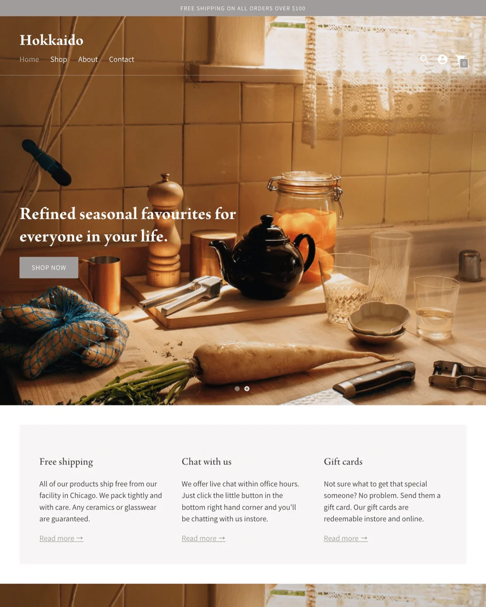shopify theme context