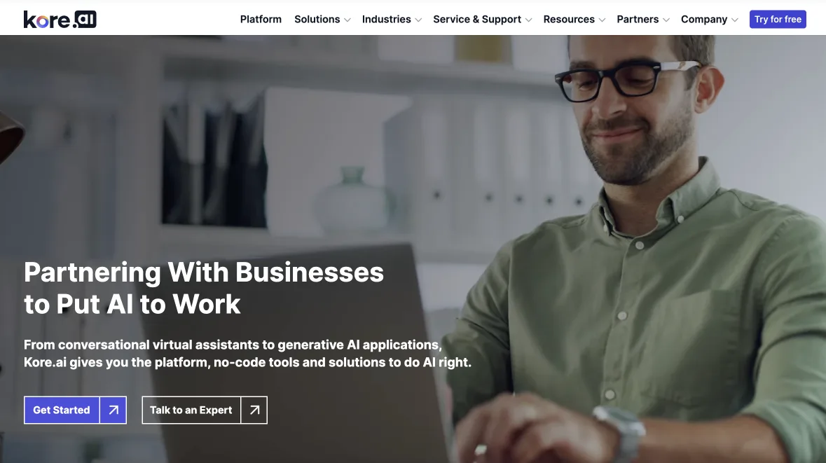 Kore.ai - conversational AI