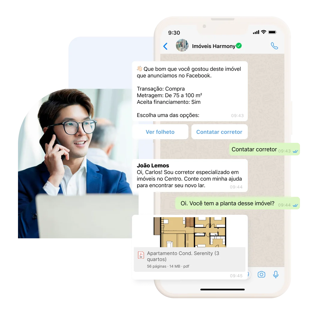 WhatsApp Business corretor de imóveis