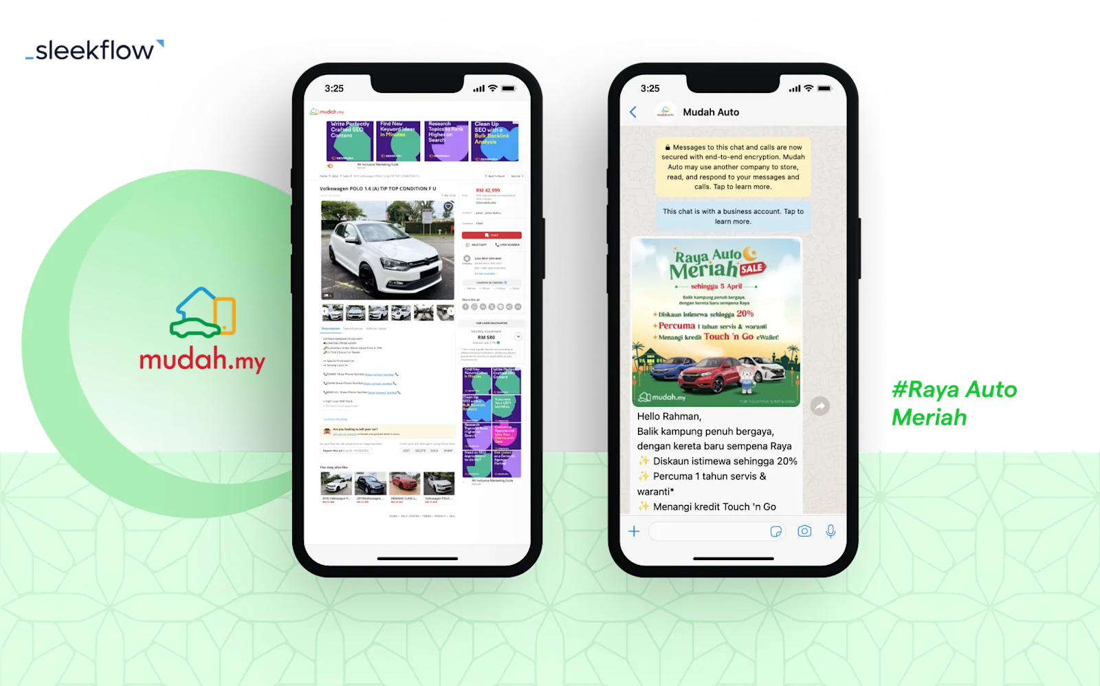 Mudah.my Raya Auto Meriah Sale 2024 broadcast campaign