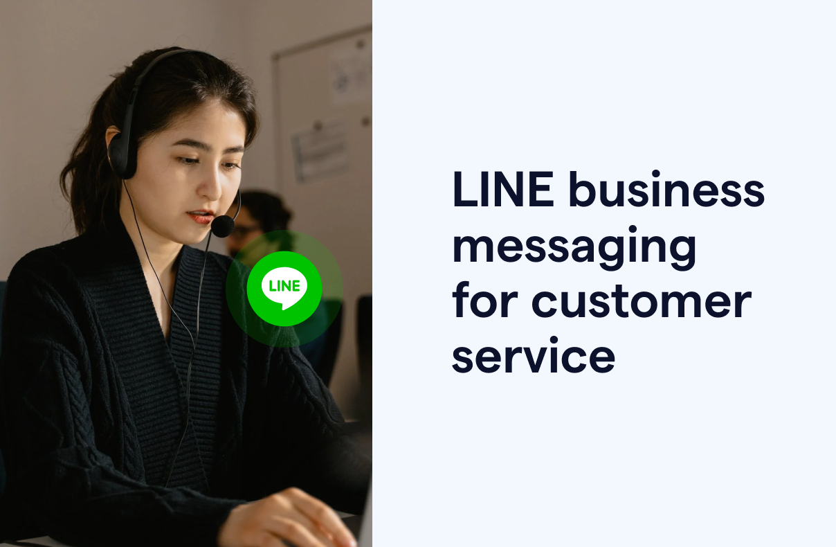 Business chat with LINE connection - LINE WORKS