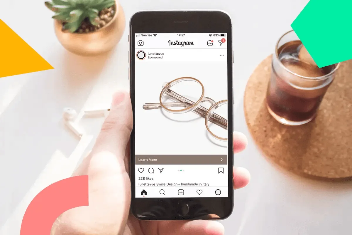 Instagram ads for glasses in Malaysia.png