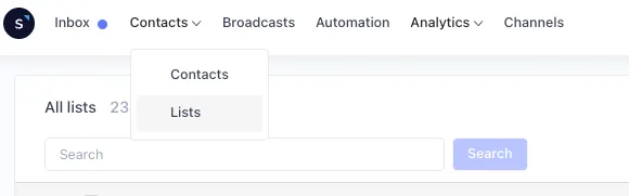 Contact List SleekFlow dan Labeling untuk WA Blast