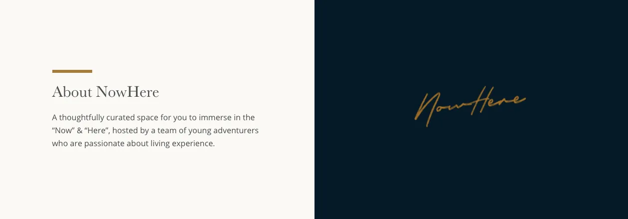 The success of NowHere Boutique Suites 