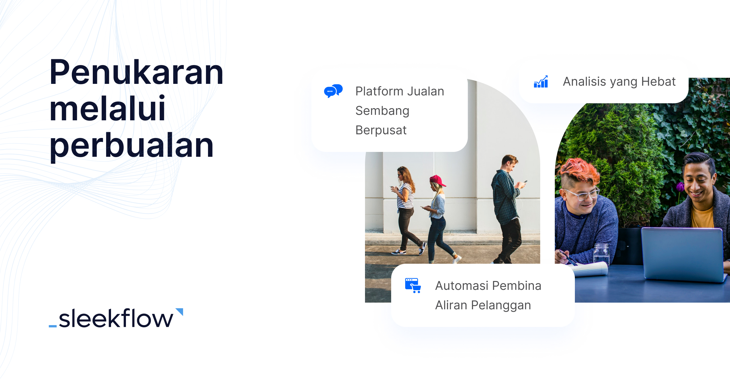 Platform pemesejan AI omnichannel untuk perniagaan | SleekFlow