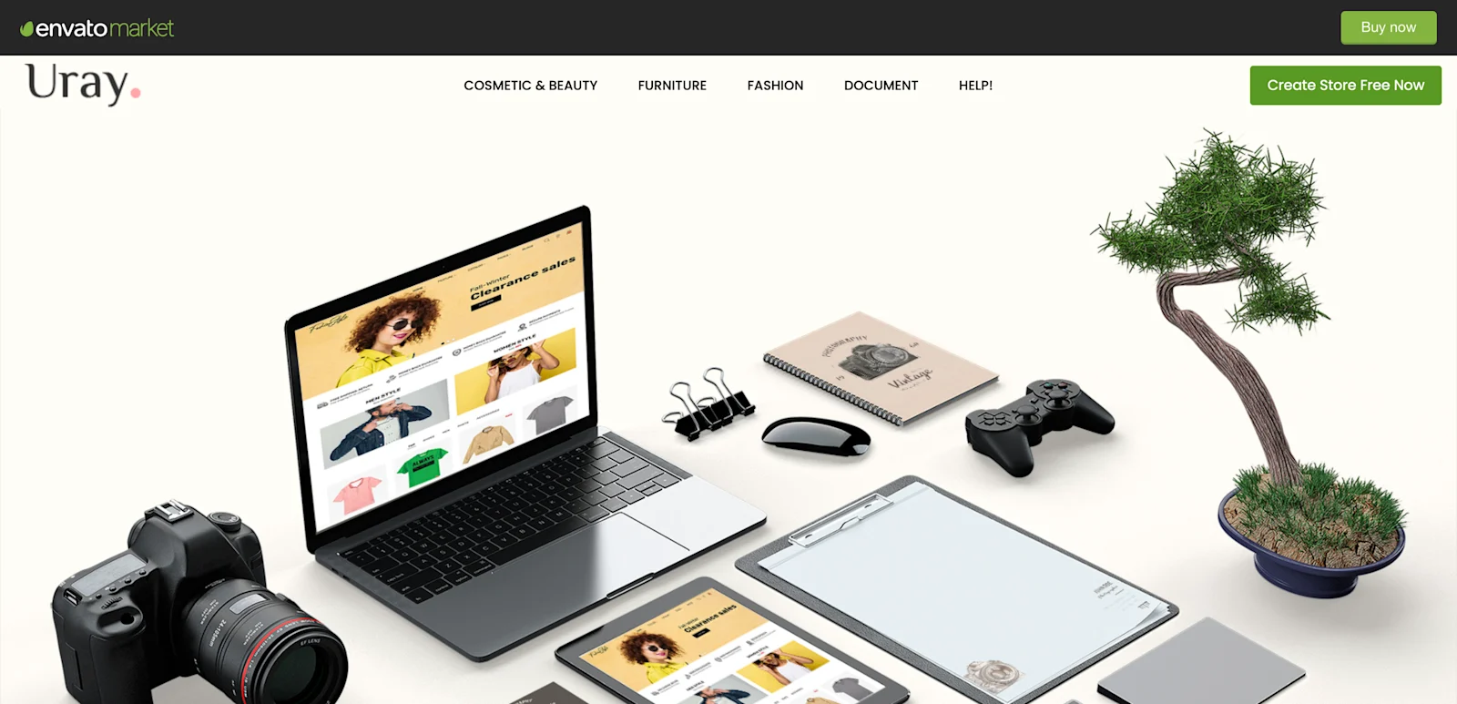 shopify theme uray