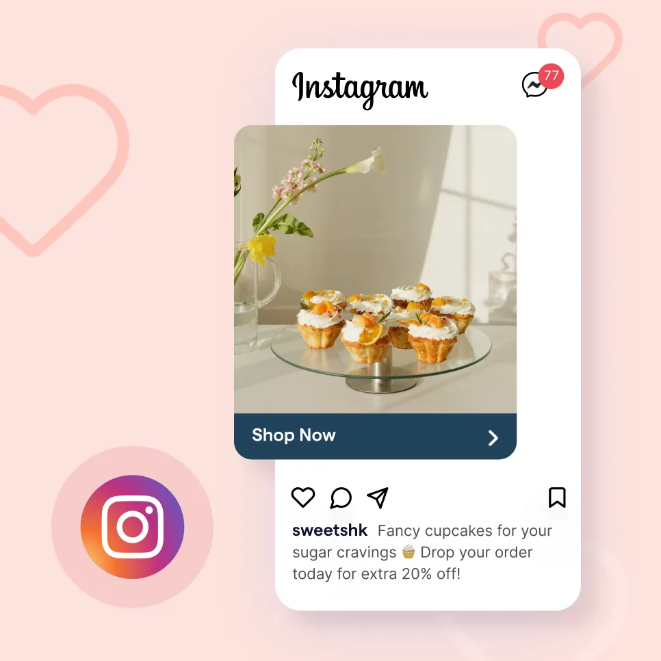 CTA del blog de Instagram