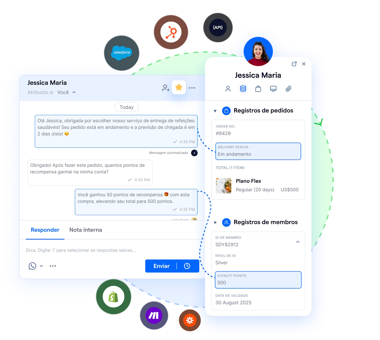 CRM SleekFlow PT BR 