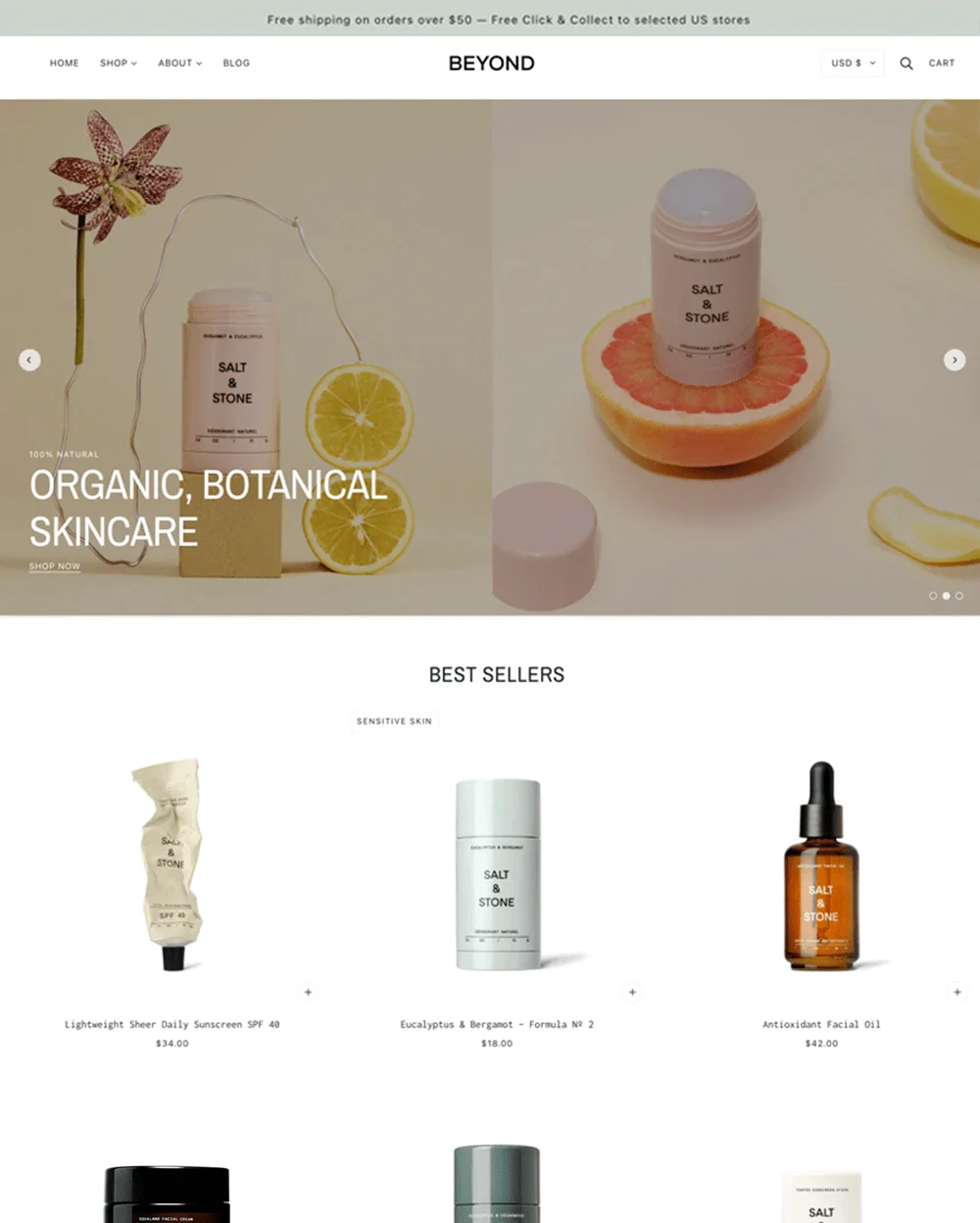 shopify theme beyond