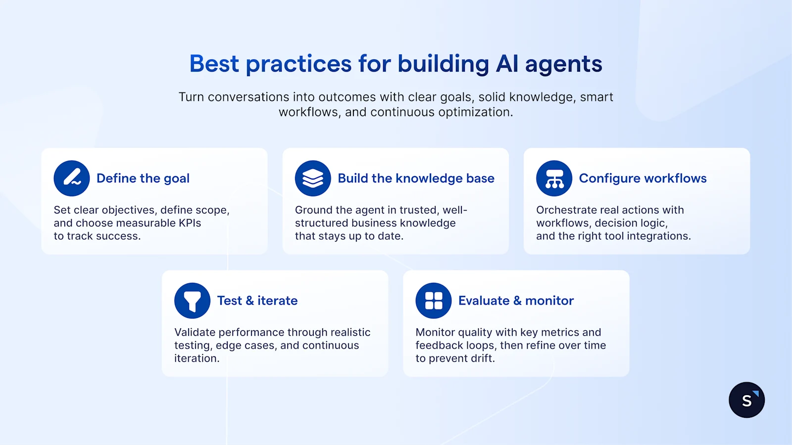 Best practices for building AI agents