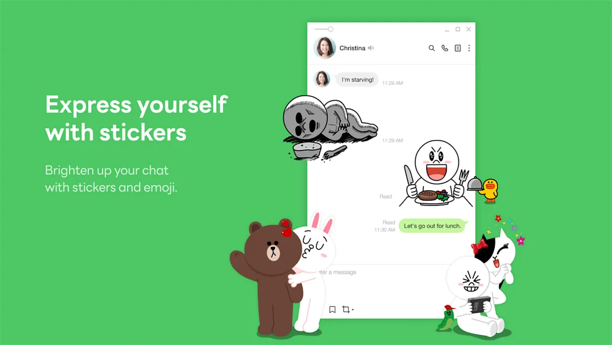 LINE for PC: business messaging made easier
