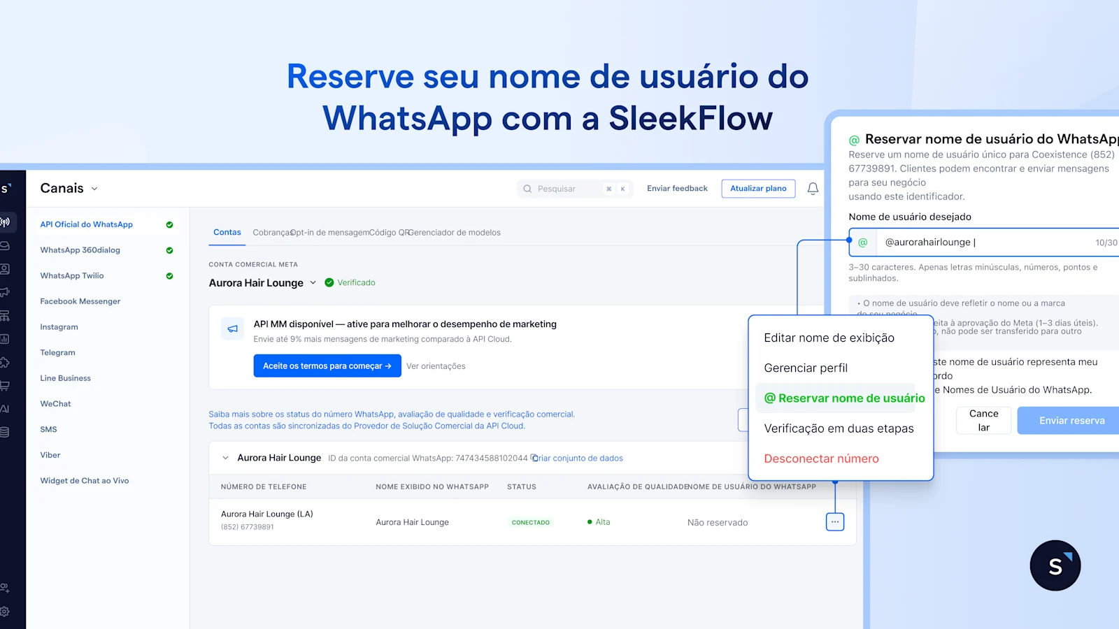 PT BR Nome de usuario whatsapp 5