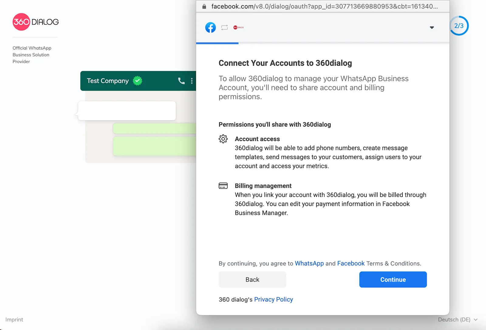Facebook mit WhatsApp Business verbinden
