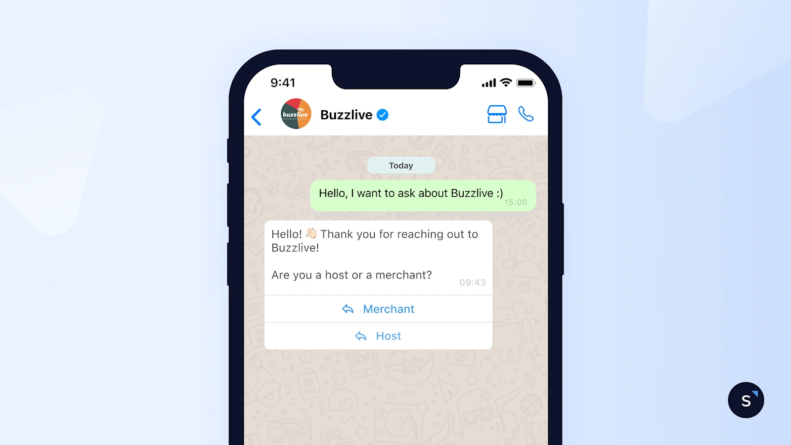 Buzzlive Automate Reply Inbound Message