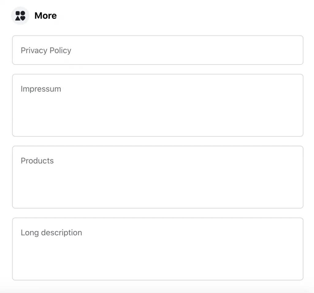 Additional business information