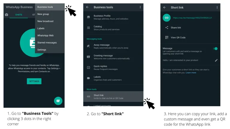Cara buat WhatsApp Link