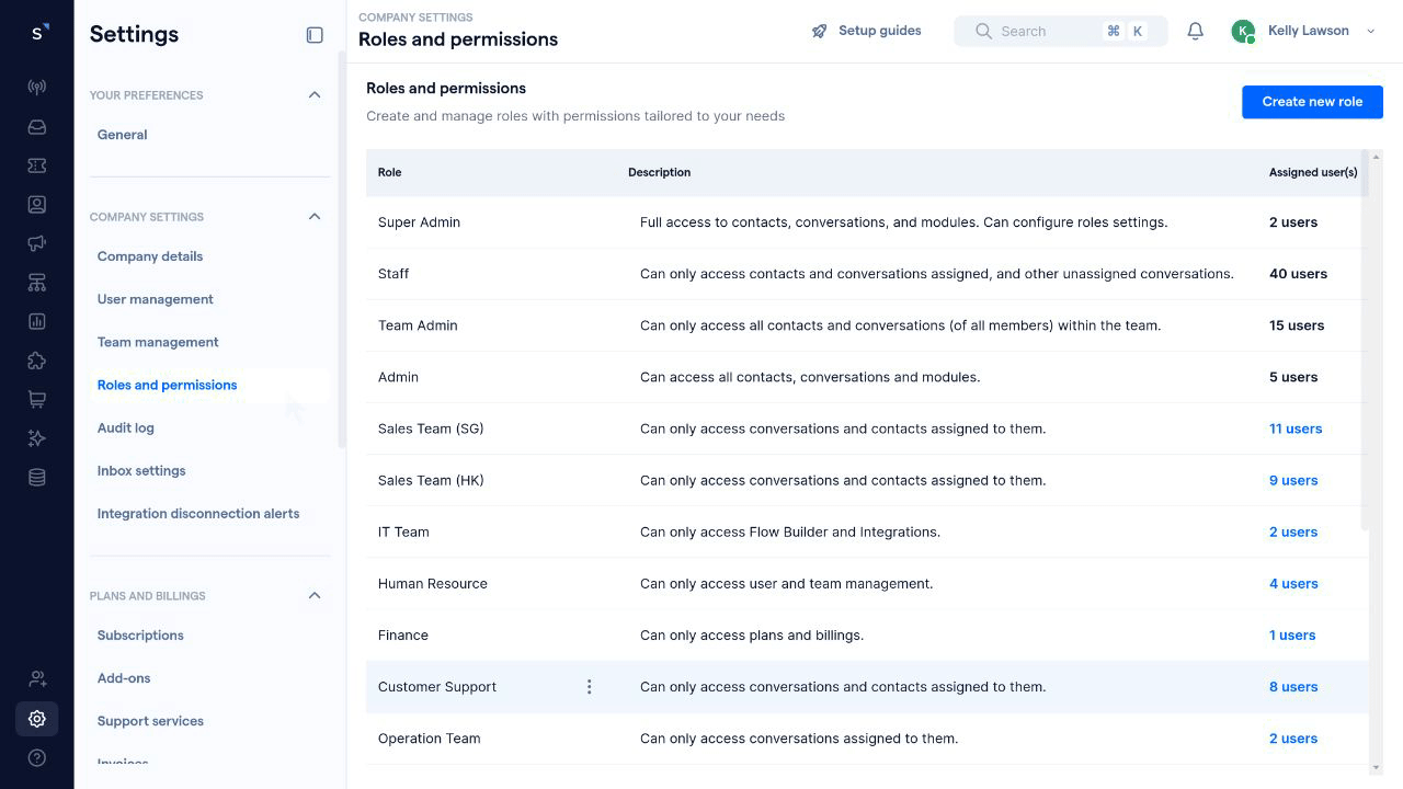 rbac role customization