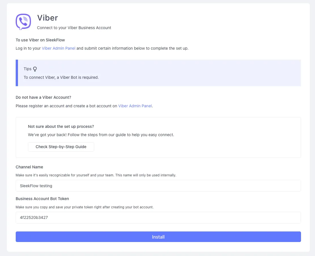 Viber untuk Bisnis Hubungkan Ke Software Broadcast