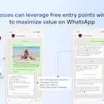 WhatsApp free entry point windows showing ad-to-chat flow and 72-hour free messaging period.png