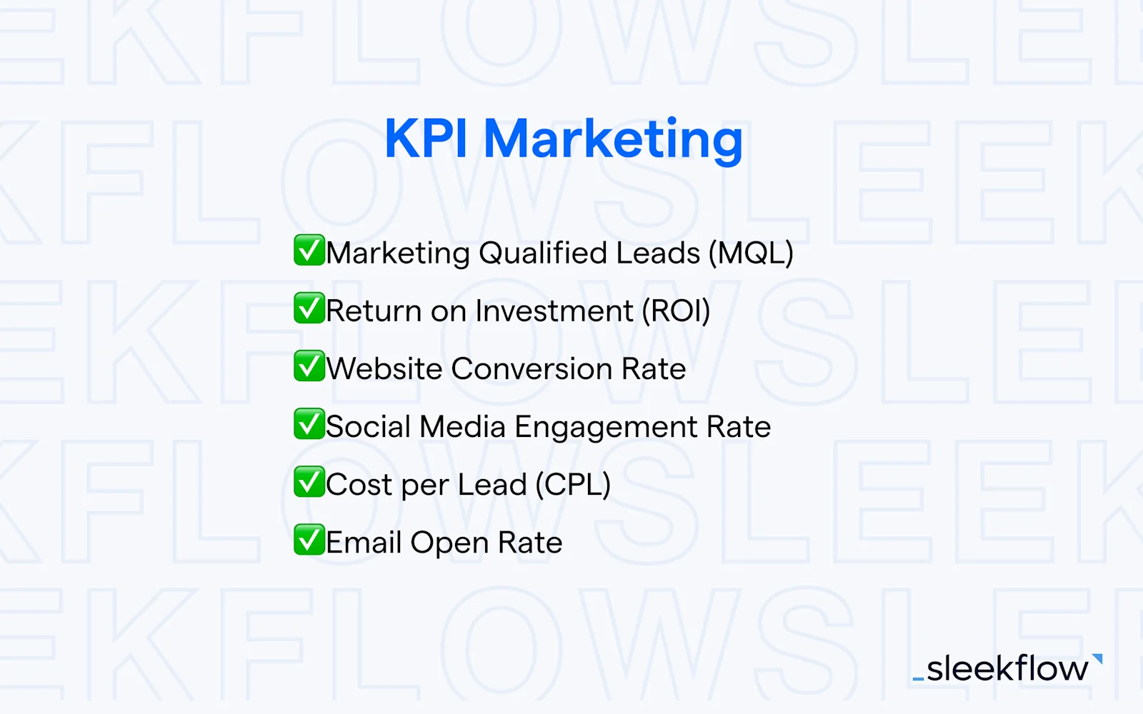 Berbagai Contoh KPI Marketing