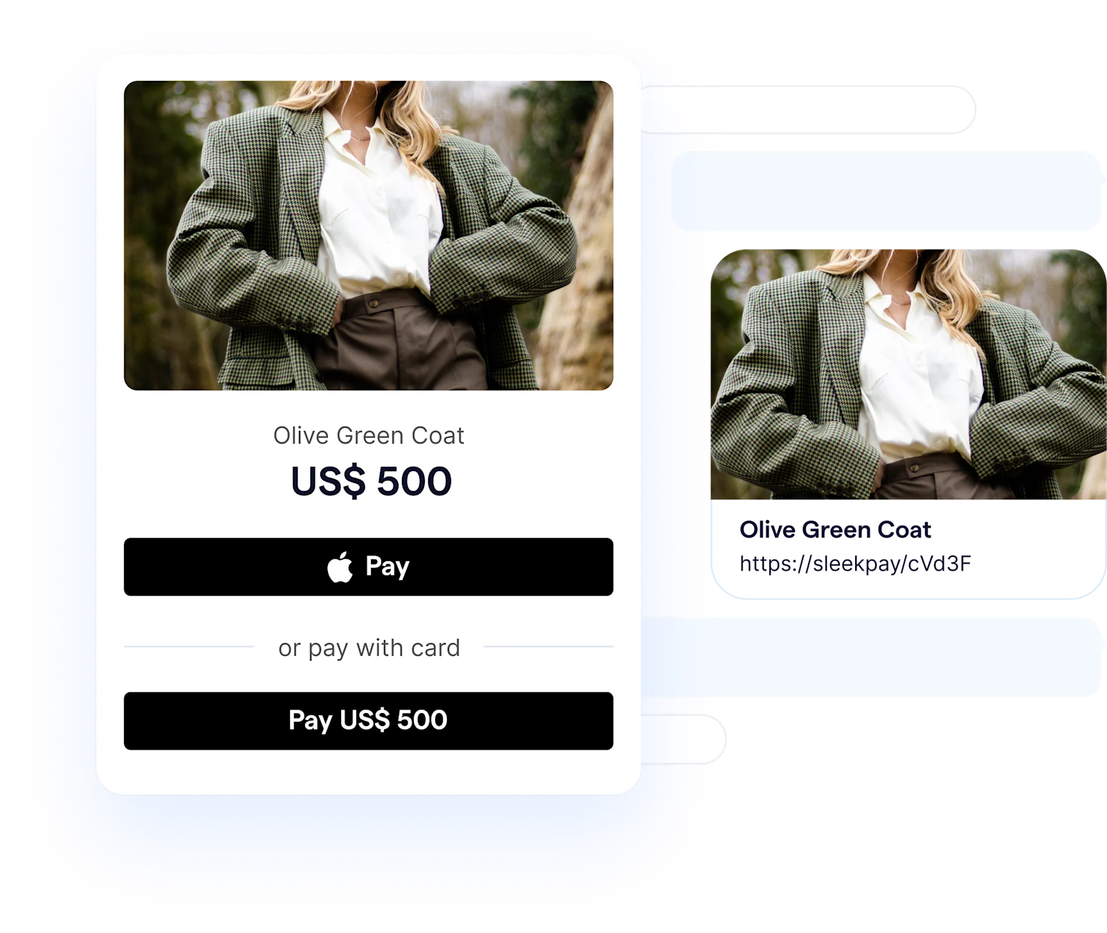 SleekFlow payment links in chat