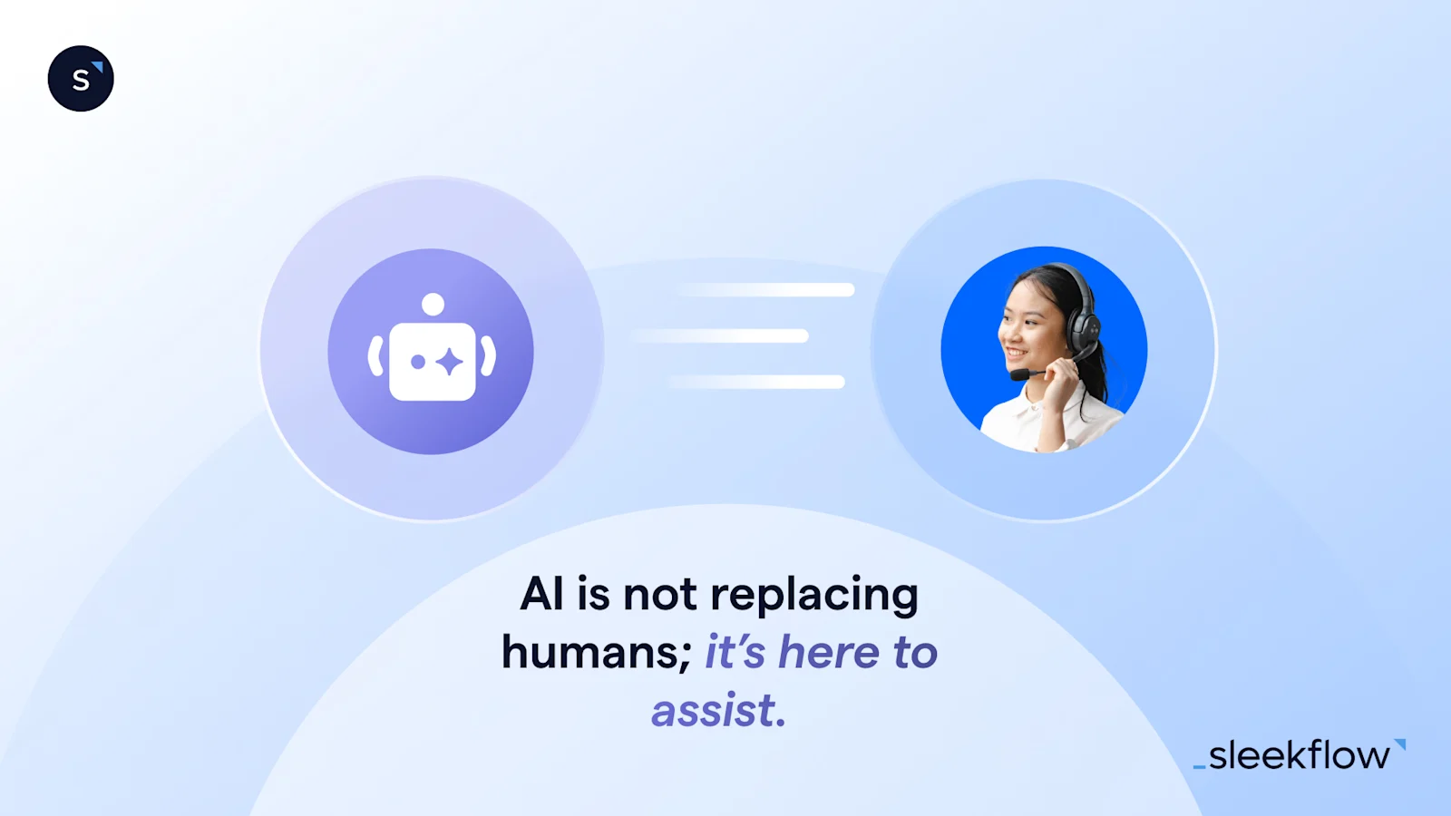 AI will not replace humans AI will assist humans