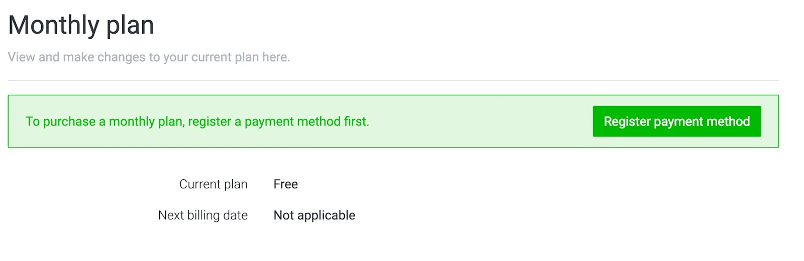 Switching your promotion plan in LINE