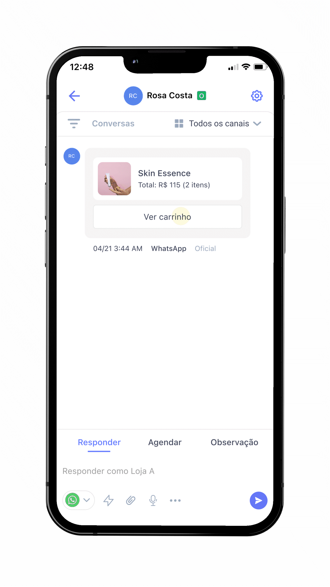 Catálogo do WhatsApp