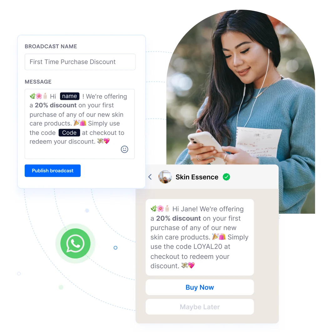WhatsApp for marketing WhatsApp Broadcast