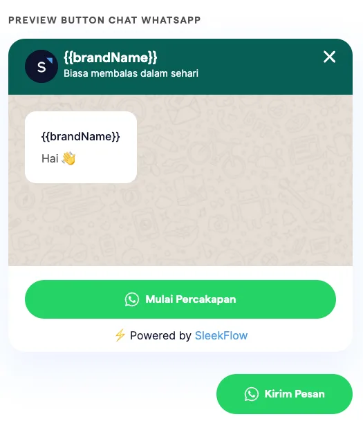 widget whatsapp generator preview
