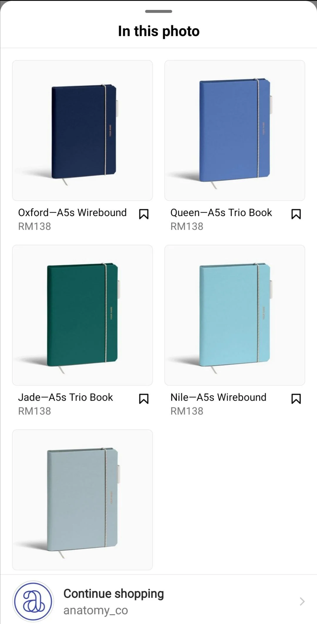 Selling on Instagram Shop product catalog