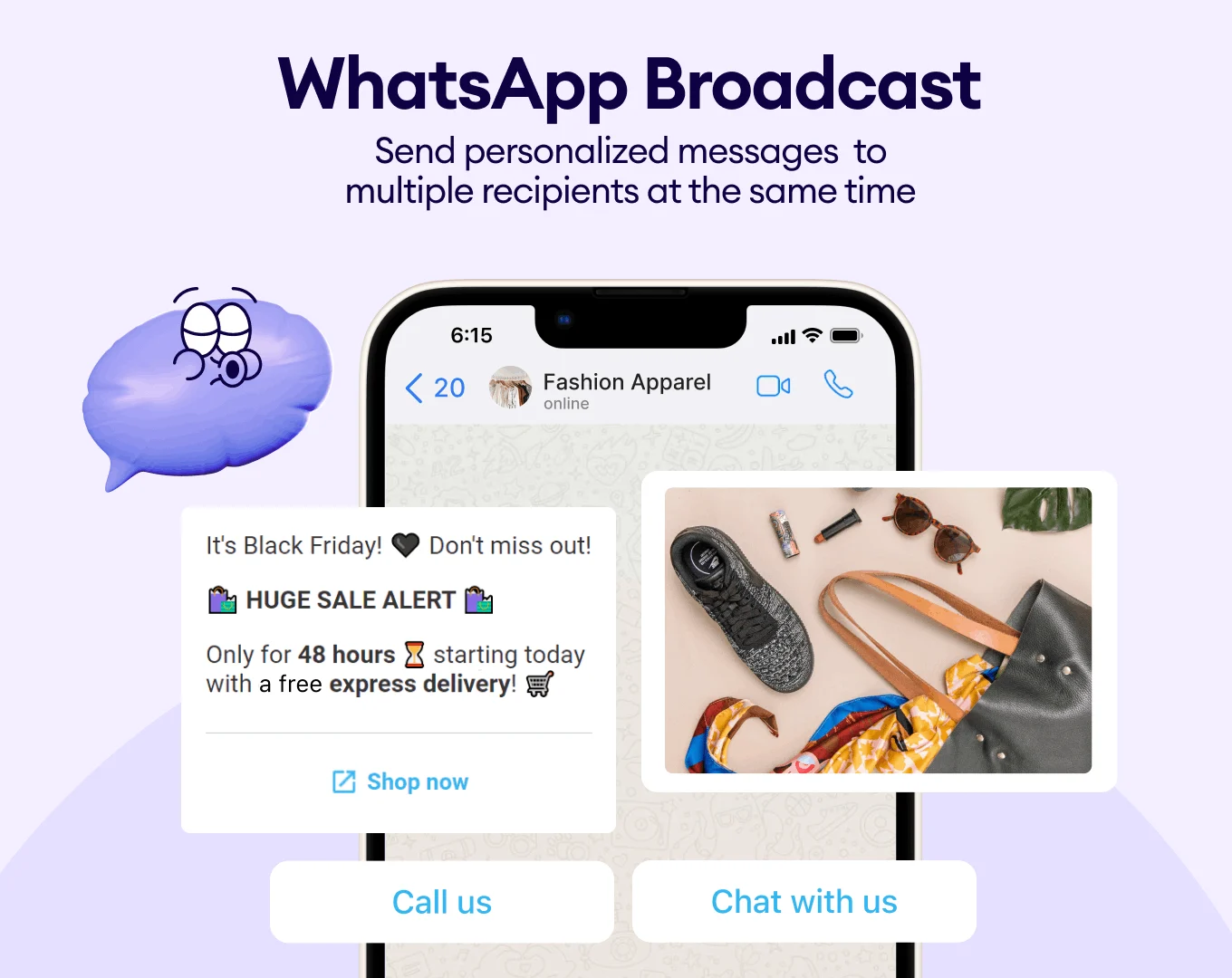 Kommo broadcast messages