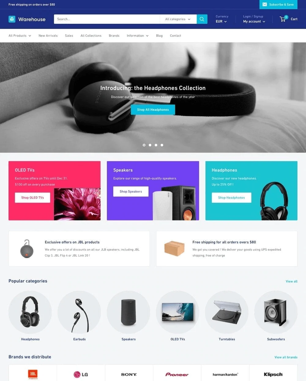 shopify theme warehouse