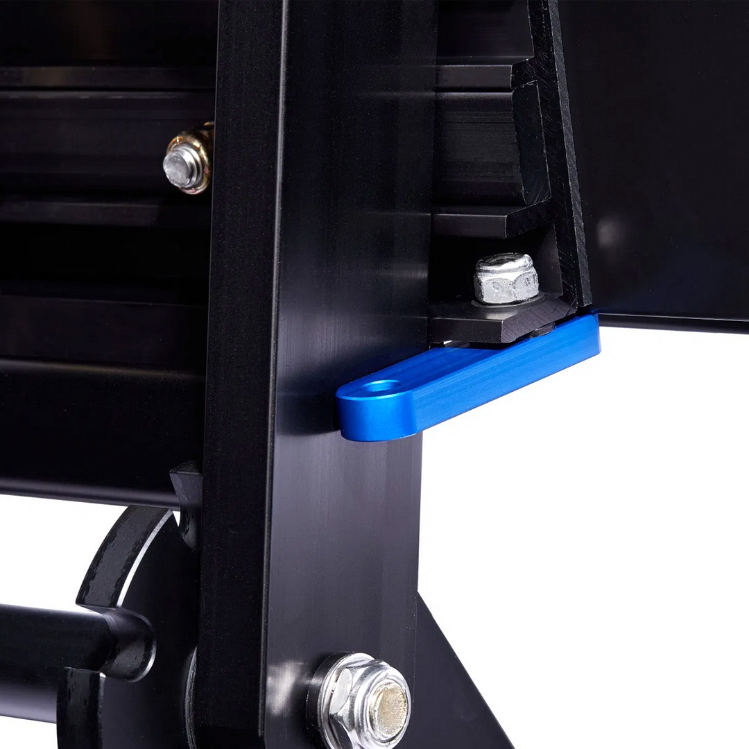 Detail view of 1UP USA X SUPER73 Bike Rack (with Fat Tire Spacer).