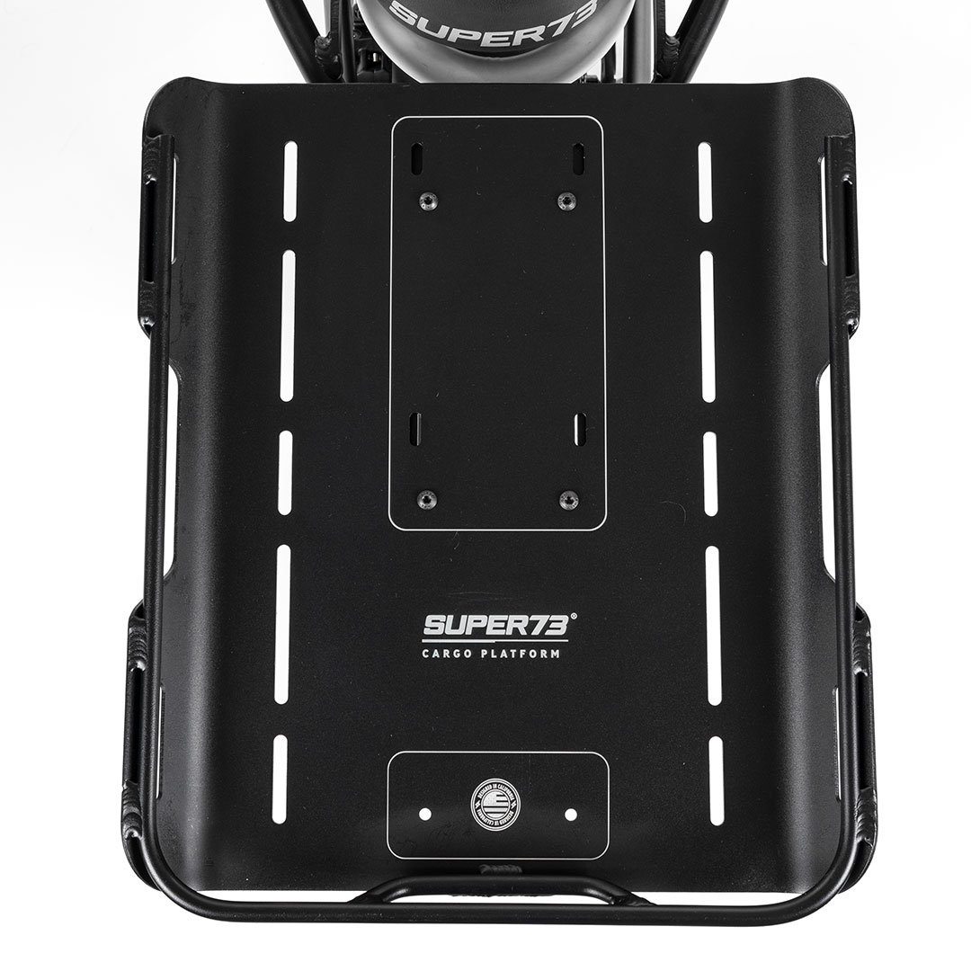 top view of reversible cargo platform.