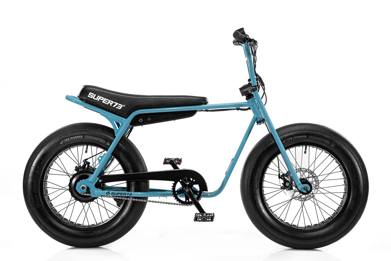 Side view of Super73-Z1 in Steel Blue