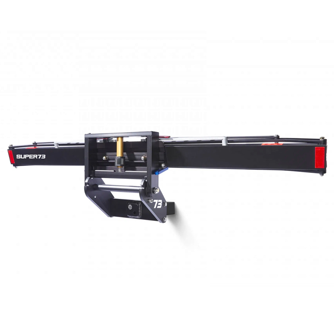 Detail view of 1UP USA X SUPER73 Bike Rack (with Fat Tire Spacer).