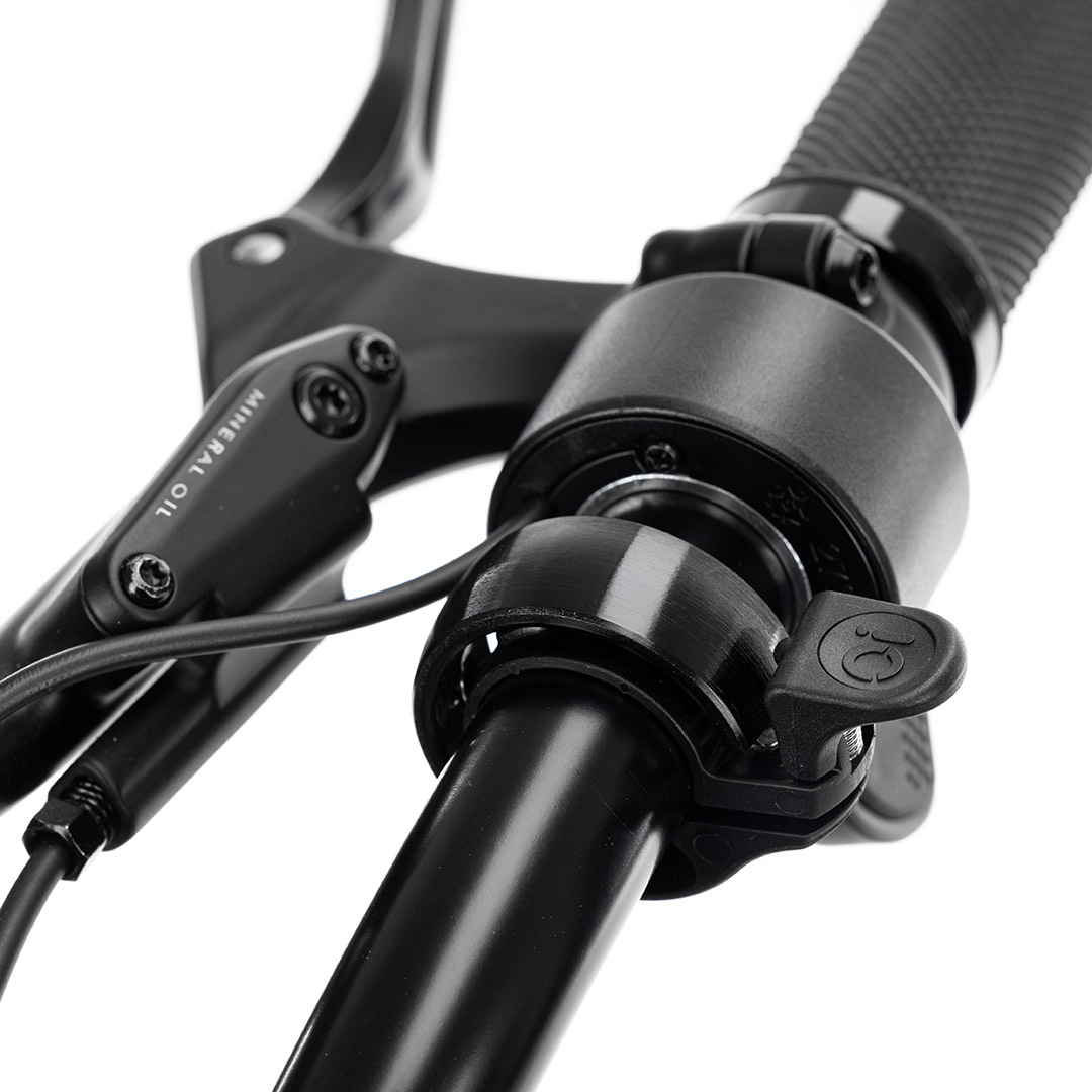 Bell mounted on bike