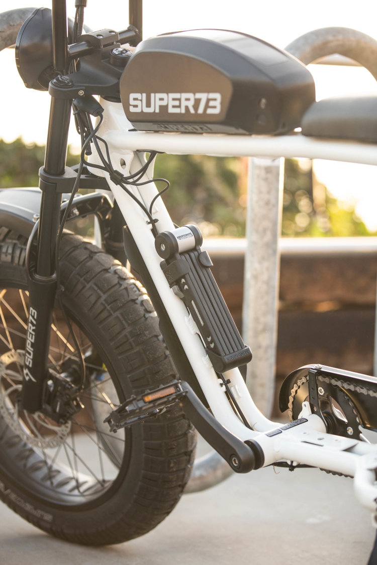 Lifestyle image of Kryptonite Folding Lock