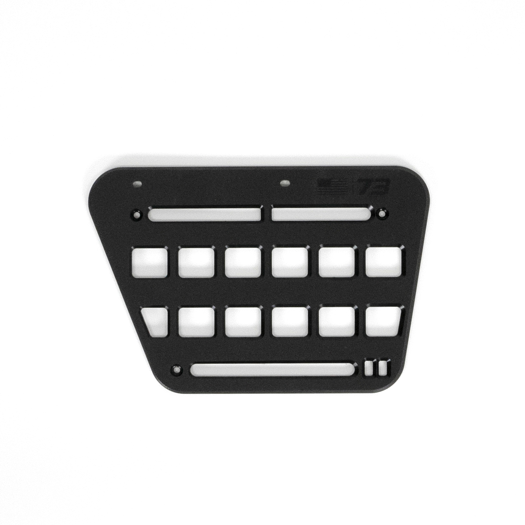 Side Molle Panel Set for ZX/Z MIAMI on white background.