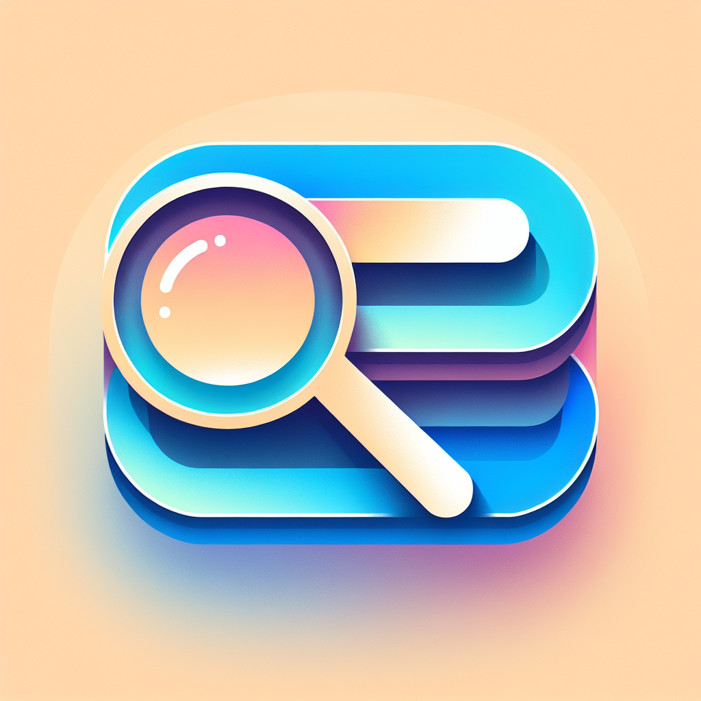 Two search bars overlapping each other.