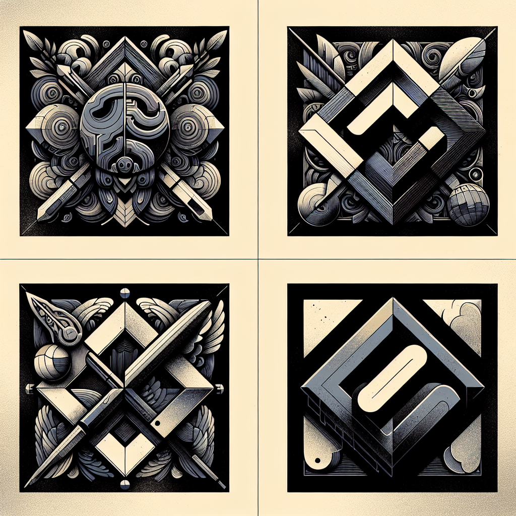 Collage of four digital design tools logos.