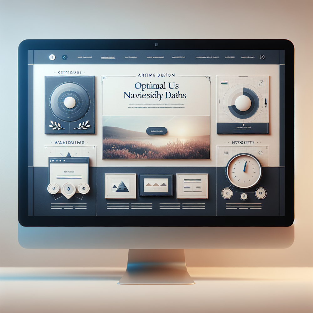 AI creating a web design on a computer screen
