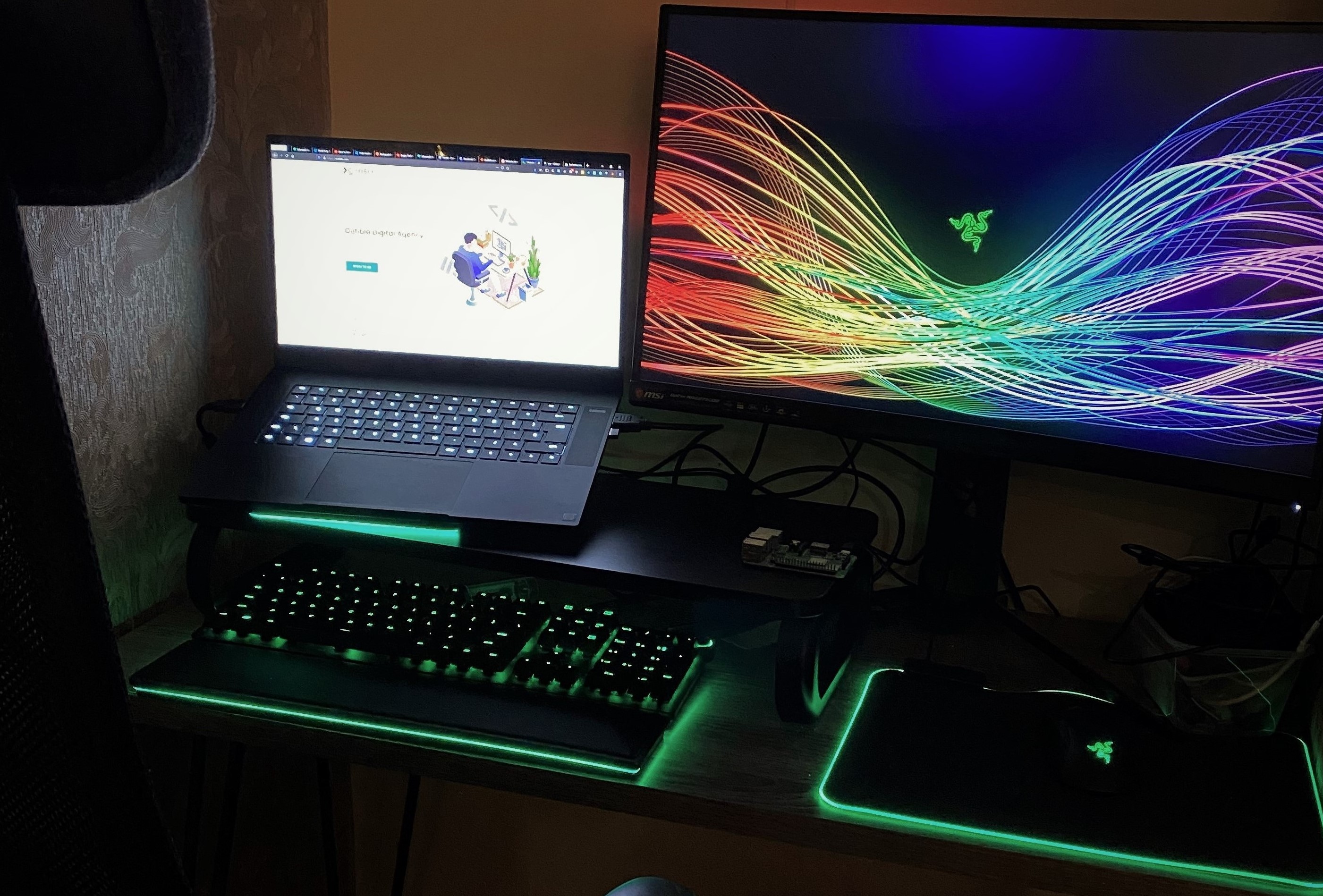 work from home office