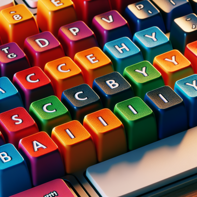 Alphabet blocks forming word 'Accessibility' on computer keyboard.