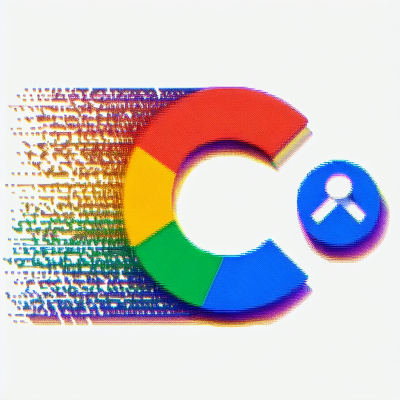 Google logo with a disappearing cached page icon.