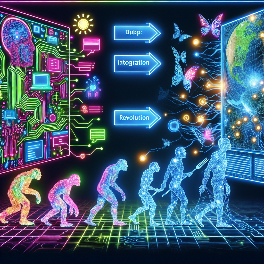 Artificial Intelligence transforming a traditional website.