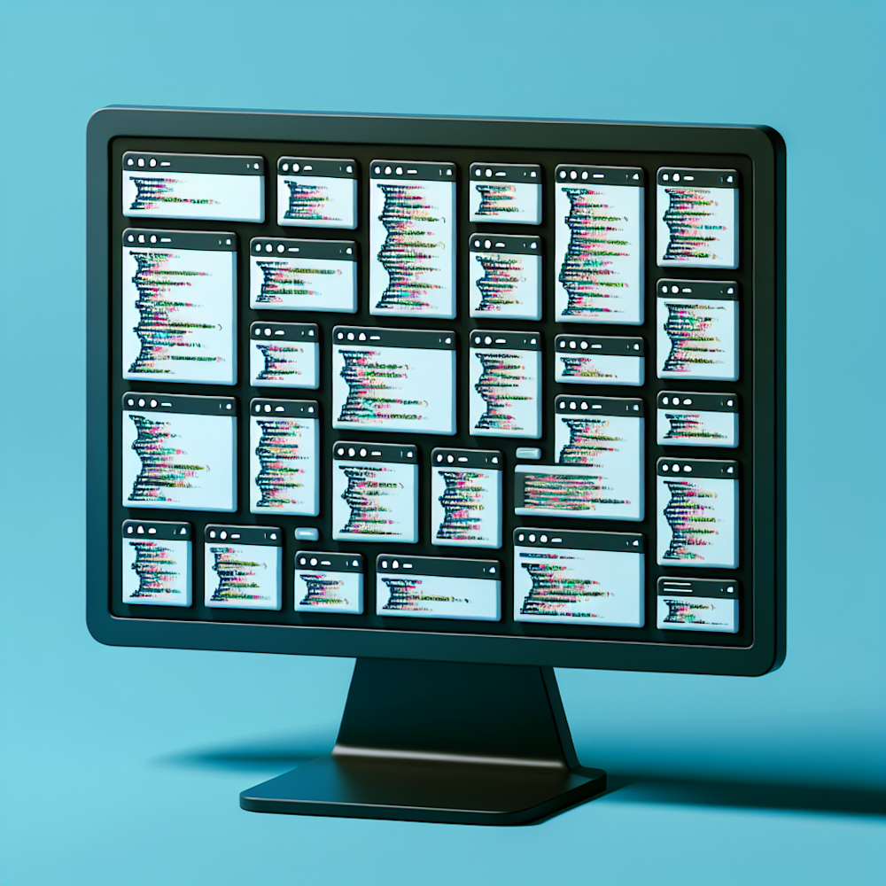 Screen with various CSS code snippets.